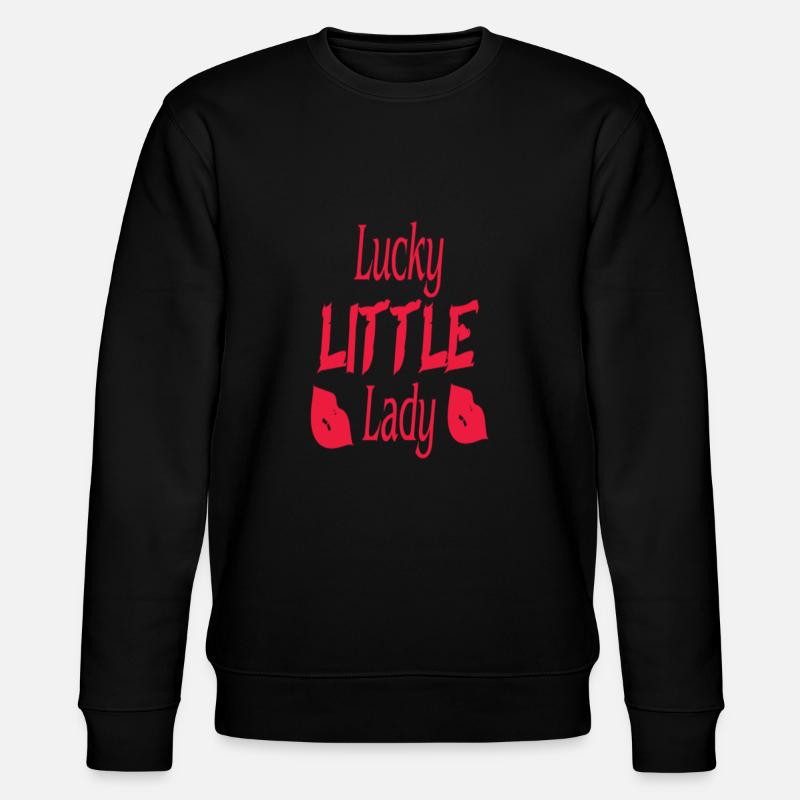 Lucky little Lady - Stanley/Stella Unisex Bio-Sweatshirt CHANGER  - Schwarz