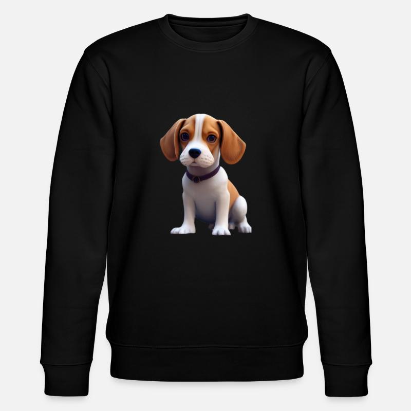 Beagle Dog - Beagle - Sweat bio CHANGER Stanley/Stella Unisexe - noir