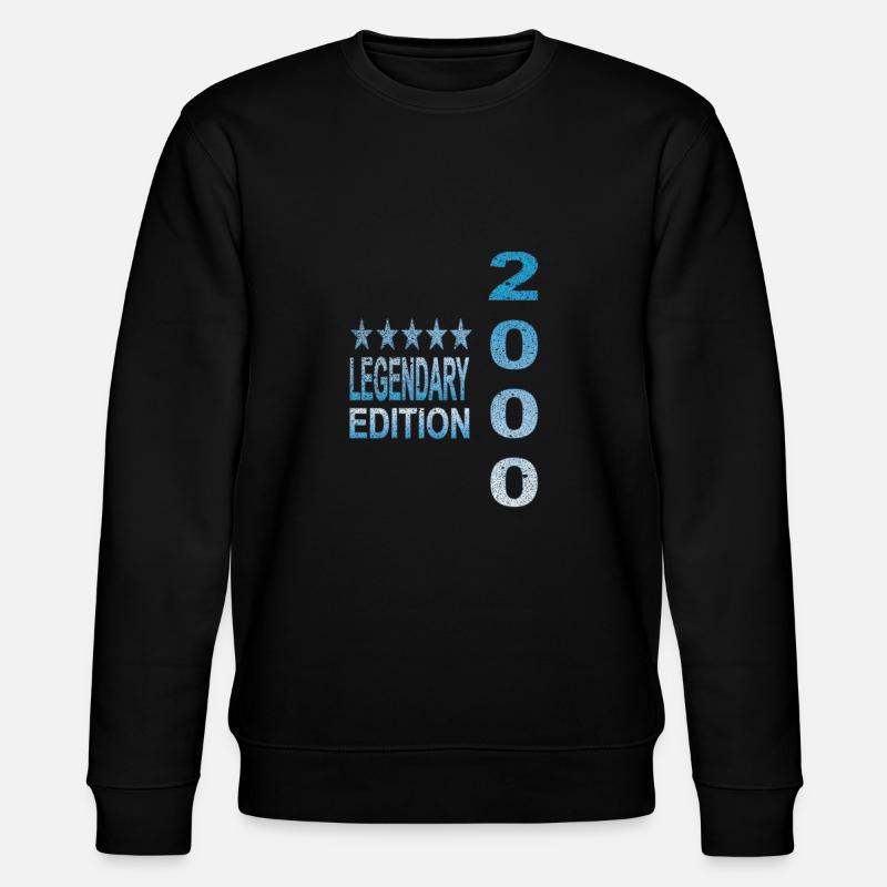 Legendary 2000 Edition - Stanley/Stella Unisex Bio-Sweatshirt CHANGER  - Schwarz