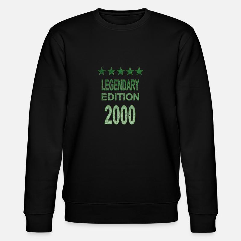 Legendary 2000 Edition - Stanley/Stella Unisex Bio-Sweatshirt CHANGER  - Schwarz