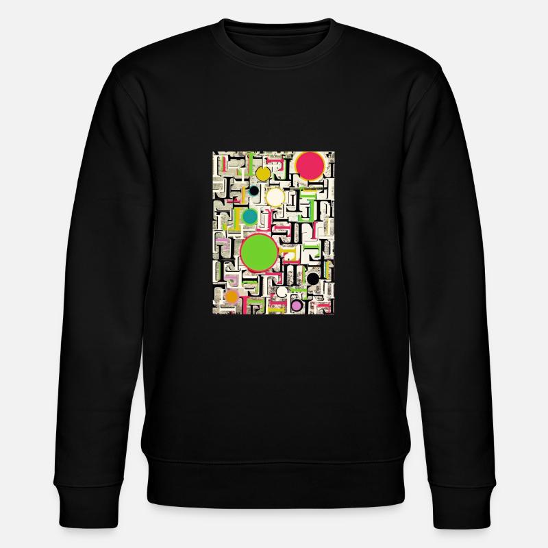 L Vispo1 LOVE - Stanley/Stella Unisex Bio-Sweatshirt CHANGER  - Schwarz