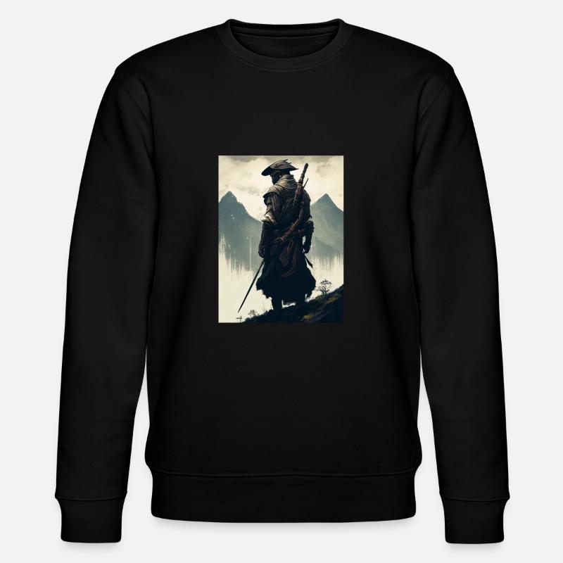 Berg-Samurai - Stanley/Stella Unisex Bio-Sweatshirt CHANGER  - Schwarz
