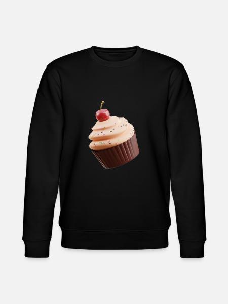 cupcake Muffin - Stanley/Stella Unisex Bio-Sweatshirt CHANGER  - Schwarz
