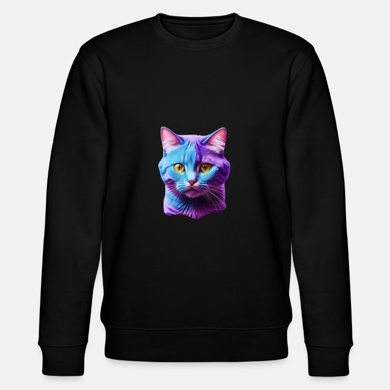 chat - Sweat bio CHANGER Stanley/Stella Unisexe - noir