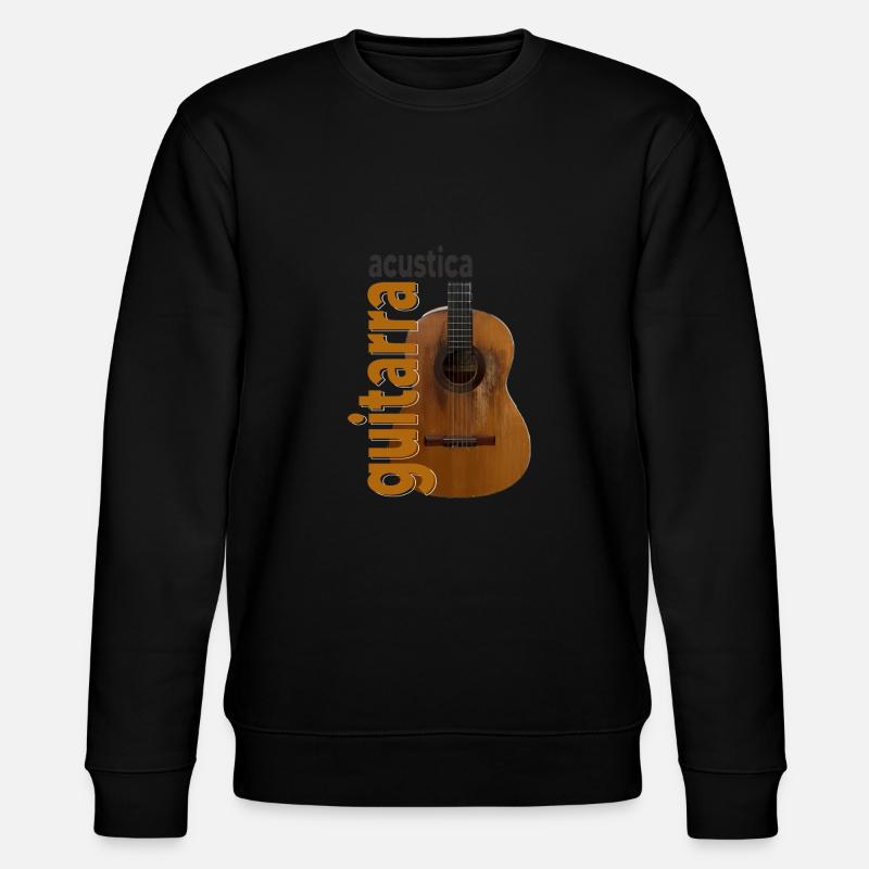 Guitarra Acustica - Stanley/Stella Unisex Bio-Sweatshirt CHANGER  - Schwarz