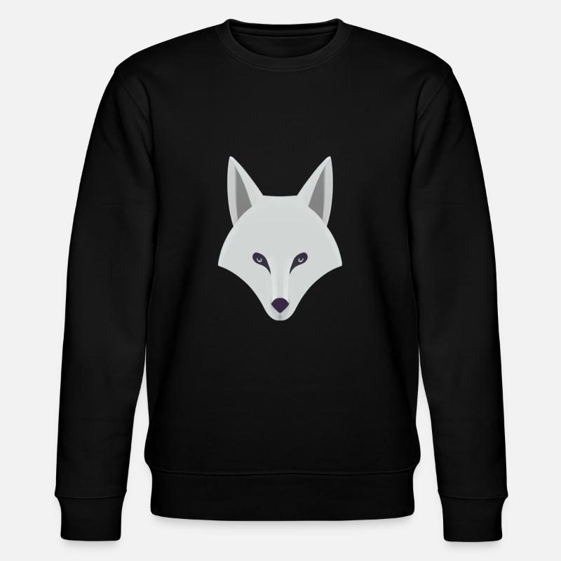 STILISIERTER SANDFUCHS - Stanley/Stella Unisex Bio-Sweatshirt CHANGER  - Schwarz