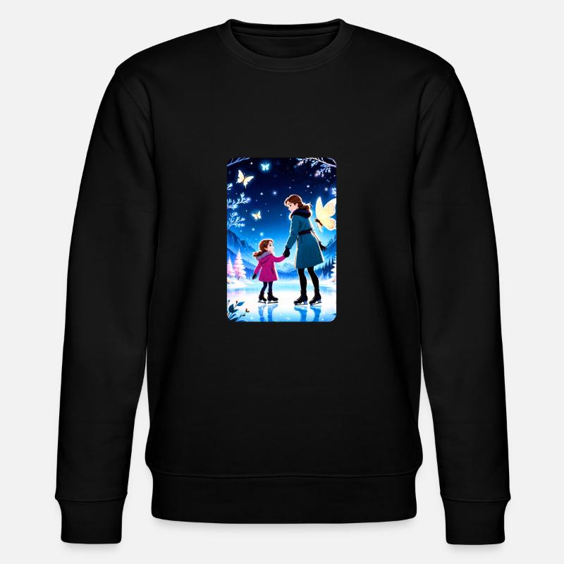 personalisiertes Design-Muttergeschenk - Stanley/Stella Unisex Bio-Sweatshirt CHANGER  - Schwarz