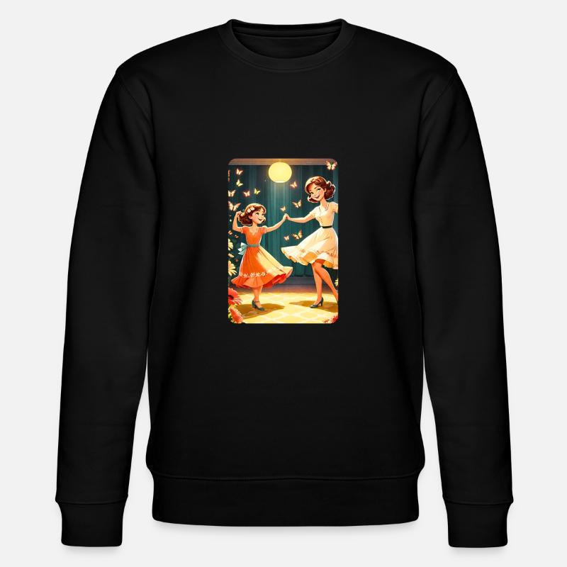 personalisiertes Design-Muttergeschenk - Stanley/Stella Unisex Bio-Sweatshirt CHANGER  - Schwarz
