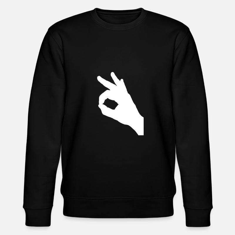 Neigschaut - Stanley/Stella Unisex Bio-Sweatshirt CHANGER  - Schwarz