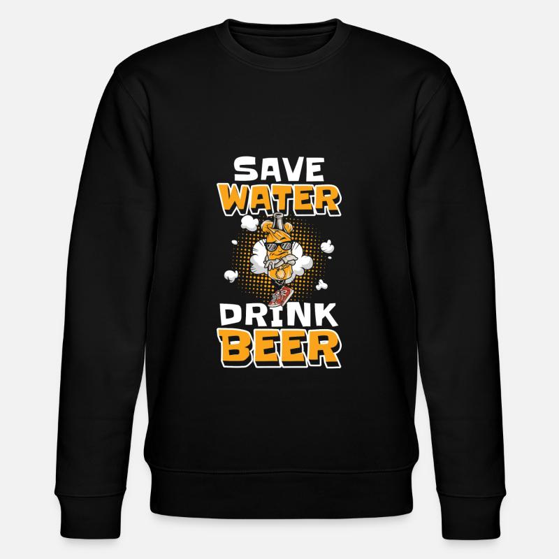 Comicstyle Stil Cartoon - Stanley/Stella Unisex Bio-Sweatshirt CHANGER  - Schwarz