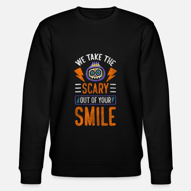 Horror Böse - Stanley/Stella Unisex Bio-Sweatshirt CHANGER  - Schwarz