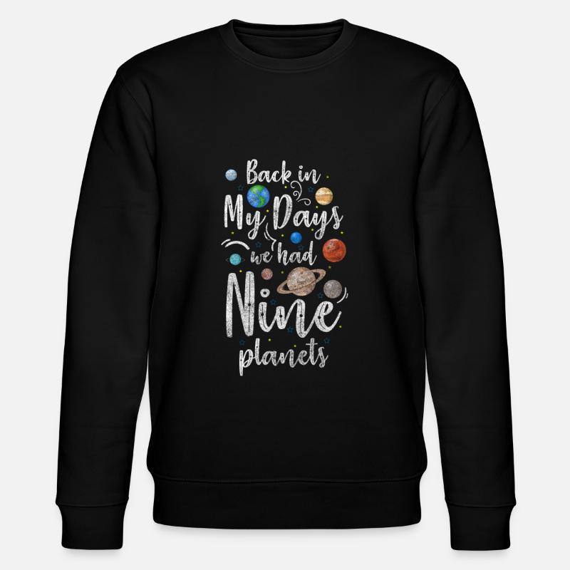 Astronaute Stars Solar System - Sweat bio CHANGER Stanley/Stella Unisexe - noir
