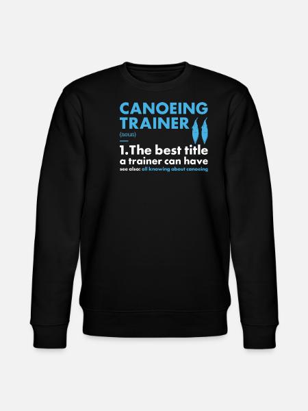 Canoeist Trainer Definition Canoeing - Stanley/Stella CHANGER Unisex Organic Sweatshirt - black