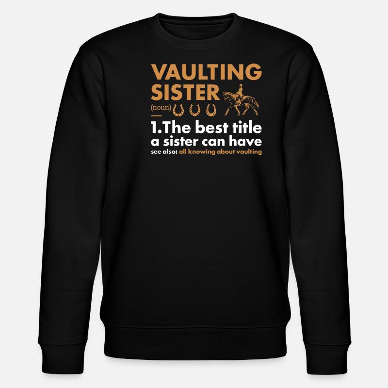 Vaulter Sister Définition Vaulting - Sweat bio CHANGER Stanley/Stella Unisexe - noir