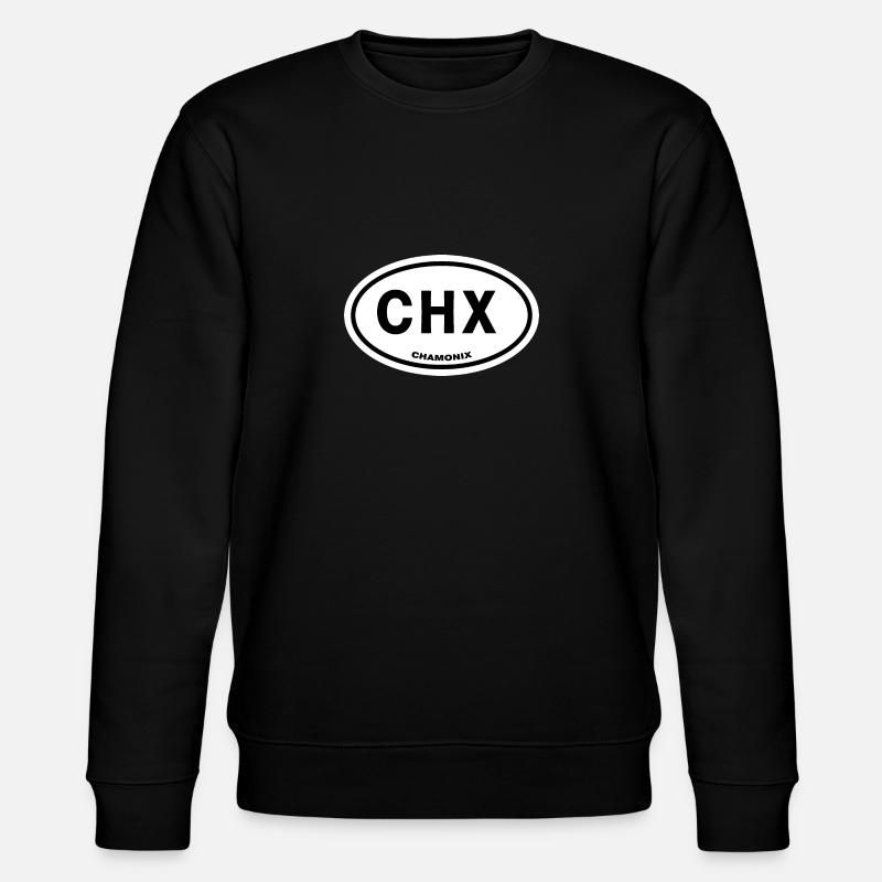 CHX Chamonix - Sweat bio CHANGER Stanley/Stella Unisexe - noir