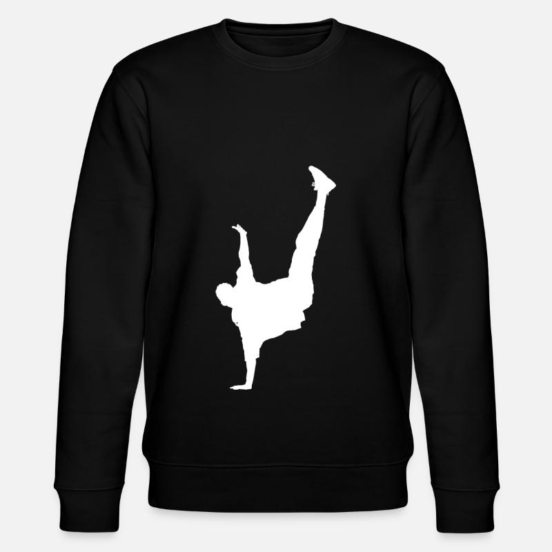 Breakdance Breakdancer Breakdancing Geschenk Kind - Stanley/Stella Unisex Bio-Sweatshirt CHANGER - Schwarz