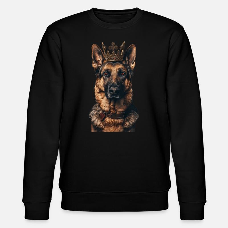 German Shepherd - Stanley/Stella CHANGER Unisex Organic Sweatshirt - black