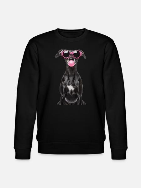 Italienisches Windspiel - Stanley/Stella Unisex Bio-Sweatshirt CHANGER  - Schwarz
