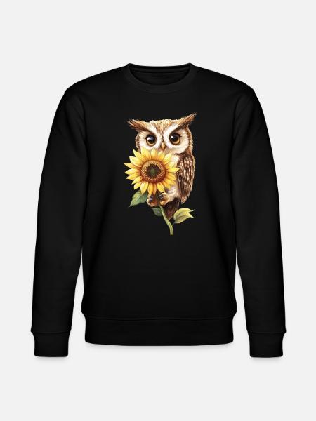 Schneeleopard - Stanley/Stella Unisex Bio-Sweatshirt CHANGER - Schwarz