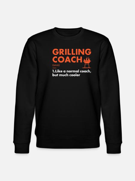 Griller Coach Definition Grilling - Stanley/Stella CHANGER Unisex Organic Sweatshirt - black