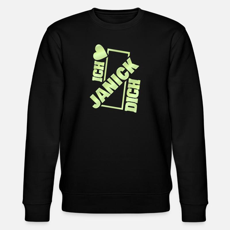 Couple Janick - Stanley/Stella CHANGER Unisex Organic Sweatshirt - black