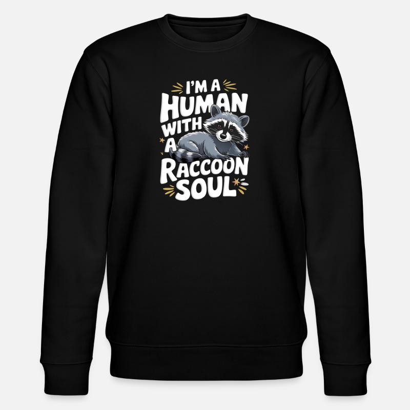 Raton laveur - Sweat bio CHANGER Stanley/Stella Unisexe - noir