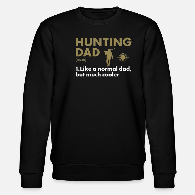 Chasseur Papa Définition Chasse - Sweat bio CHANGER Stanley/Stella Unisexe - noir
