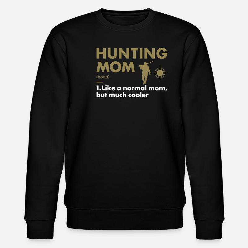 Chasseur Maman Définition Chasse - Sweat bio CHANGER Stanley/Stella Unisexe - noir