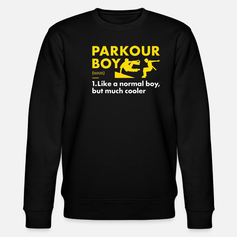 Traceur Boy Définition Parkour - Sweat bio CHANGER Stanley/Stella Unisexe - noir