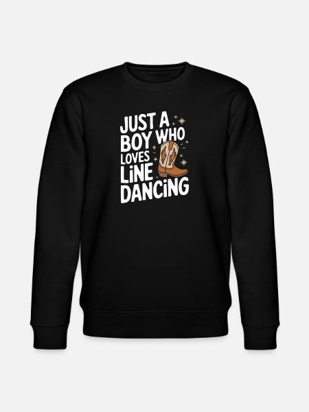 Line Dancing Dancing Dancers - Stanley/Stella CHANGER Unisex Organic Sweatshirt - black