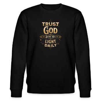 Faith Hope - Stanley/Stella Unisex Bio-Sweatshirt CHANGER  - Schwarz - Vorne - Nik (191cm) & Marisol (170cm)