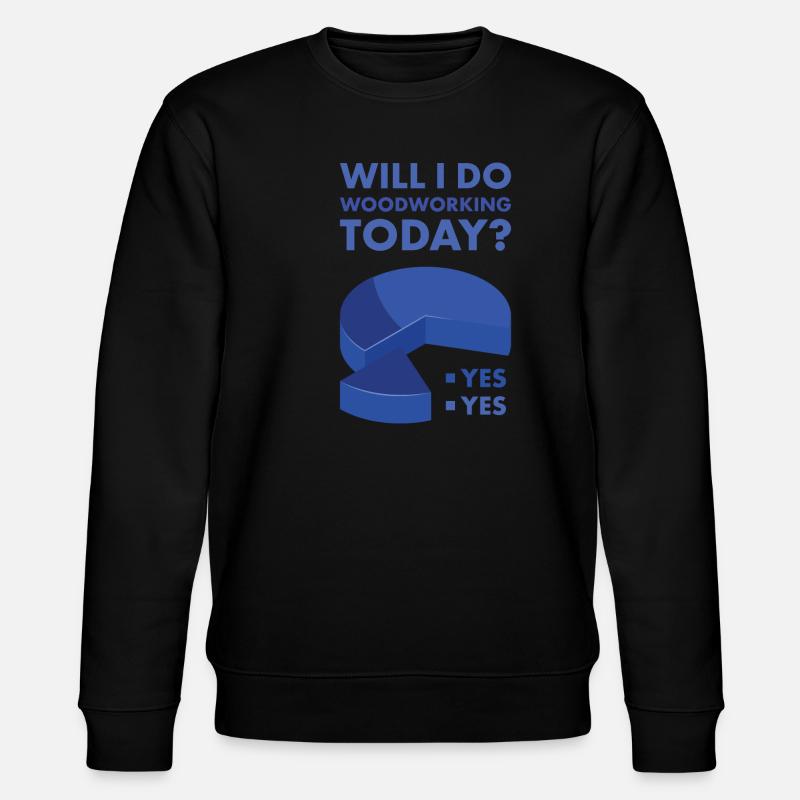 Menuisier Will I Knit Today - Sweat bio CHANGER Stanley/Stella Unisexe - noir