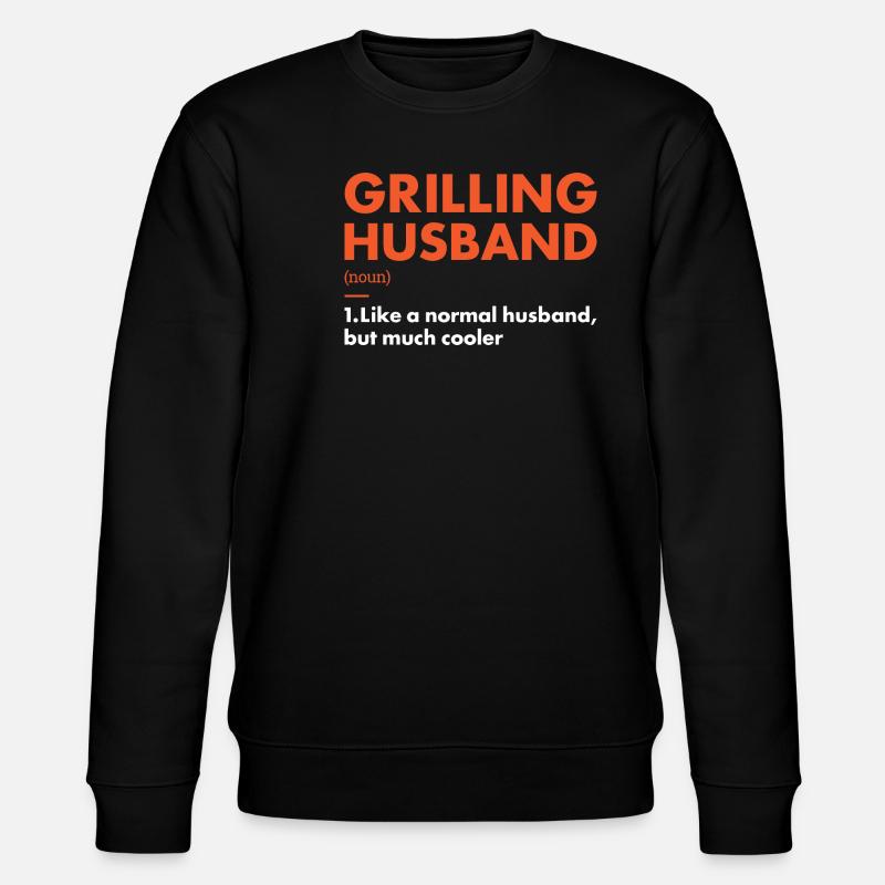 Griller Mari Définition Grillades - Sweat bio CHANGER Stanley/Stella Unisexe - noir