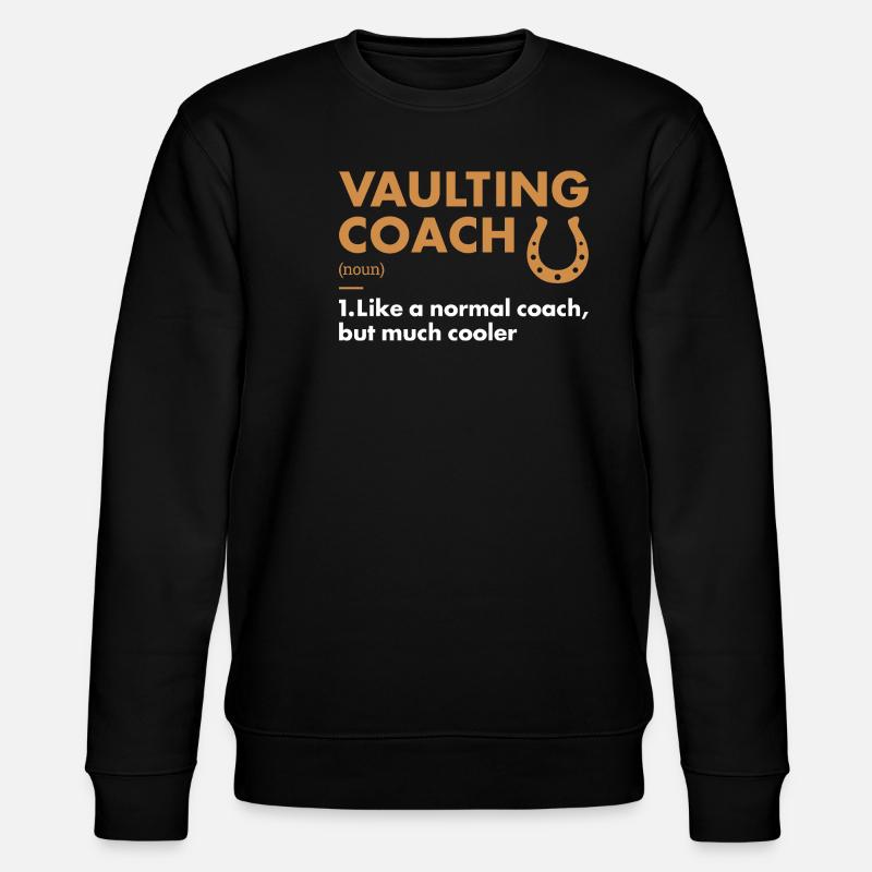 Vaulter Coach Definition Vaulting - Stanley/Stella Unisex Bio-Sweatshirt CHANGER - Schwarz