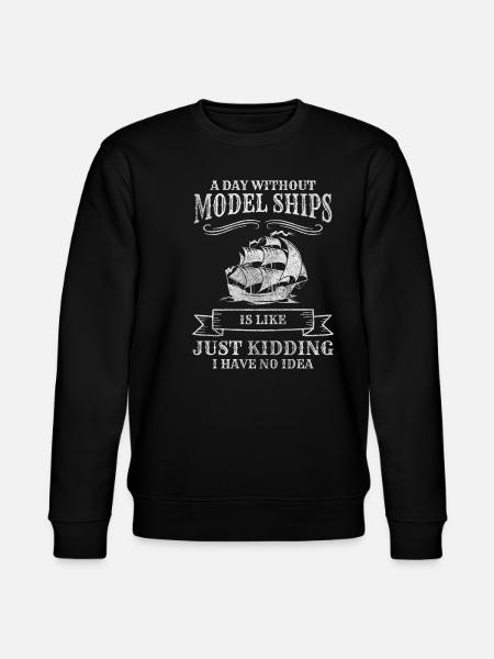 Ship Water Boats Skipper - Stanley/Stella CHANGER Unisex Organic Sweatshirt - black