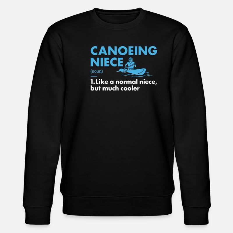 Canoéiste Nièce Définition Canoë - Sweat bio CHANGER Stanley/Stella Unisexe - noir