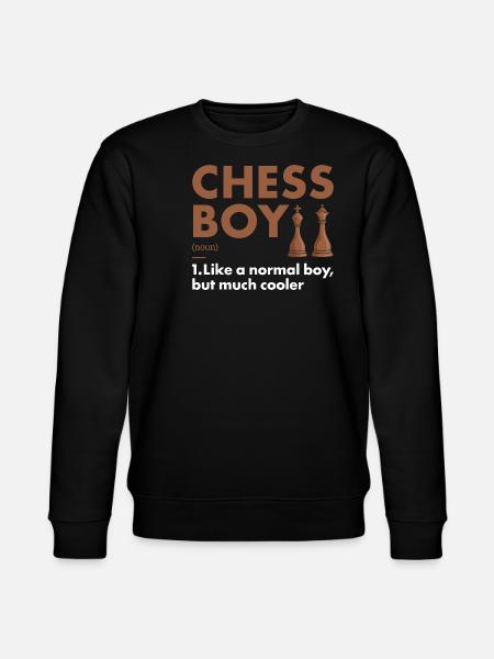Chess Player Boy Definition Chess - Stanley/Stella CHANGER Unisex Organic Sweatshirt - black