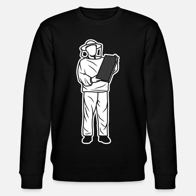 Imker Kind - Stanley/Stella Unisex Bio-Sweatshirt CHANGER  - Schwarz