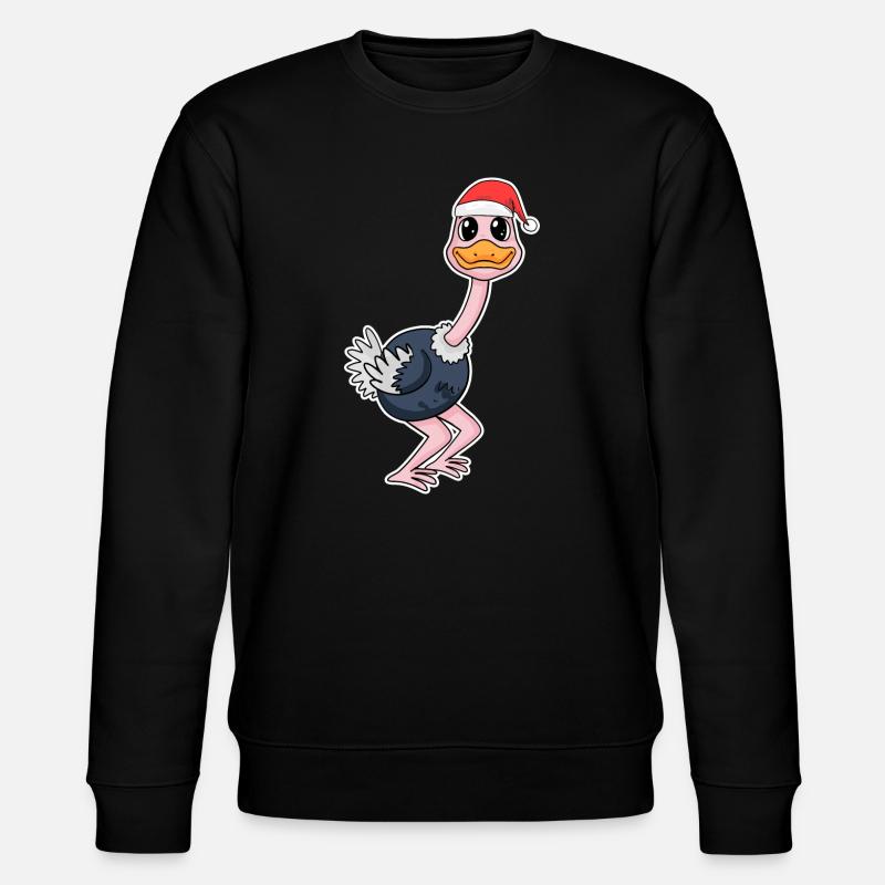 Strauß Weihnachten - Stanley/Stella Unisex Bio-Sweatshirt CHANGER  - Schwarz