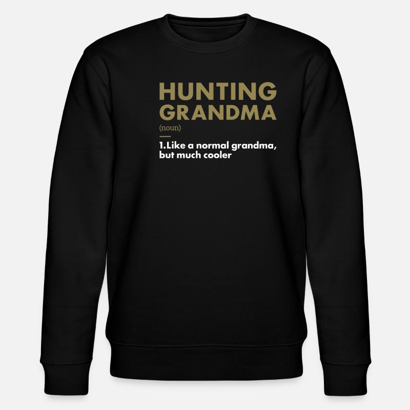 Chasseur Mamie Définition Chasse - Sweat bio CHANGER Stanley/Stella Unisexe - noir