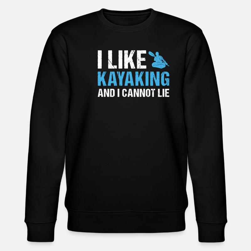 Kayaker I Like Kayaking - Stanley/Stella CHANGER Unisex Organic Sweatshirt - black
