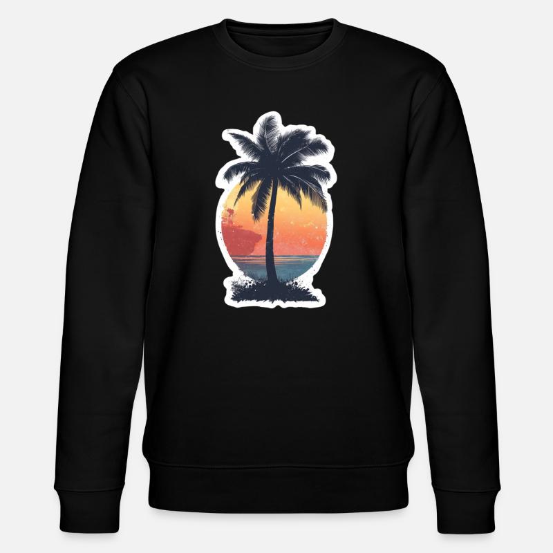 Palme - Stanley/Stella Unisex Bio-Sweatshirt CHANGER  - Schwarz