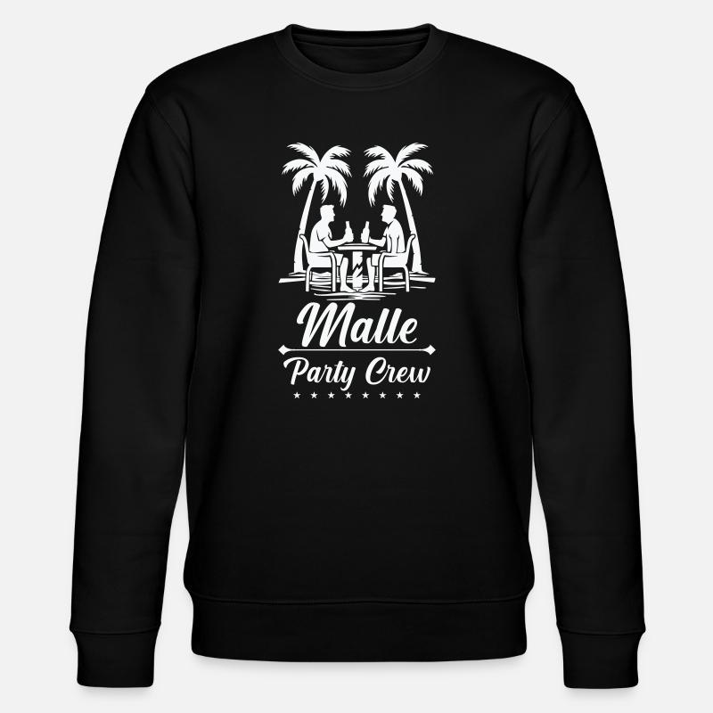 Malle Party Crew - Stanley/Stella Unisex Bio-Sweatshirt CHANGER - Schwarz