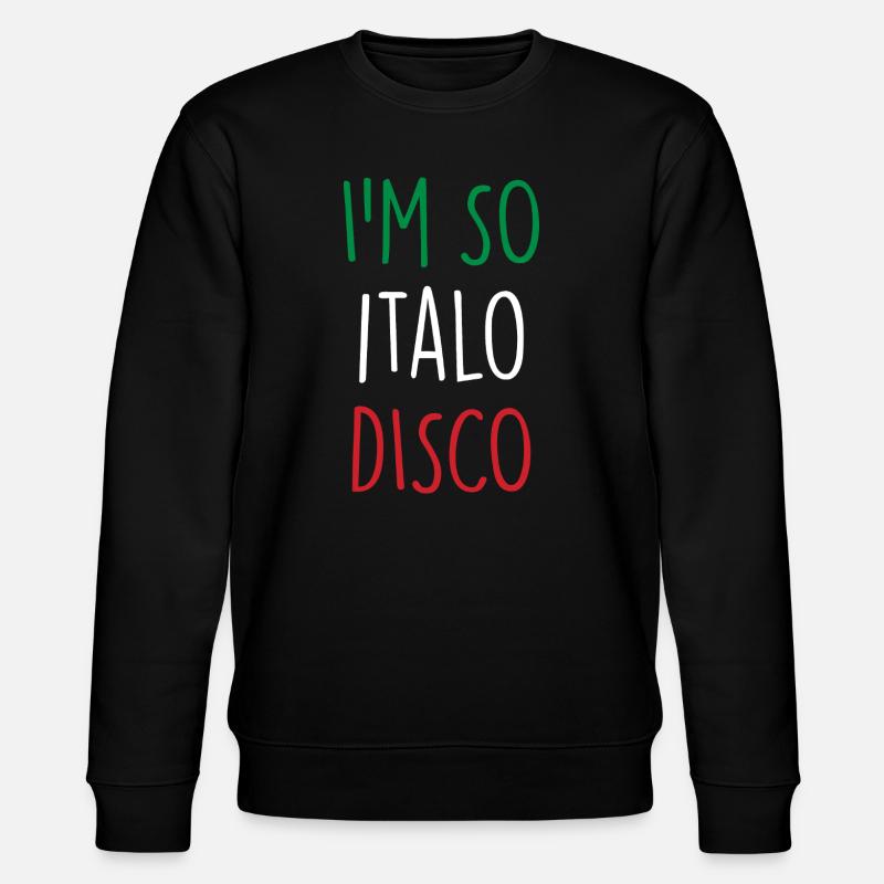 Italo Disco - Stanley/Stella Unisex Bio-Sweatshirt CHANGER  - Schwarz