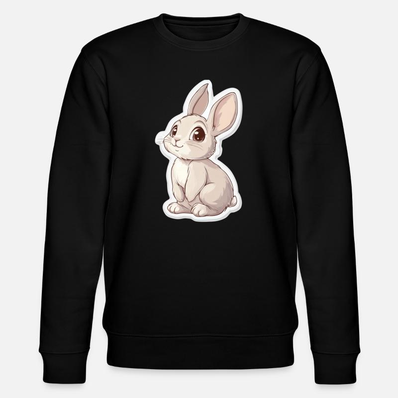 Hase - Stanley/Stella Unisex Bio-Sweatshirt CHANGER  - Schwarz