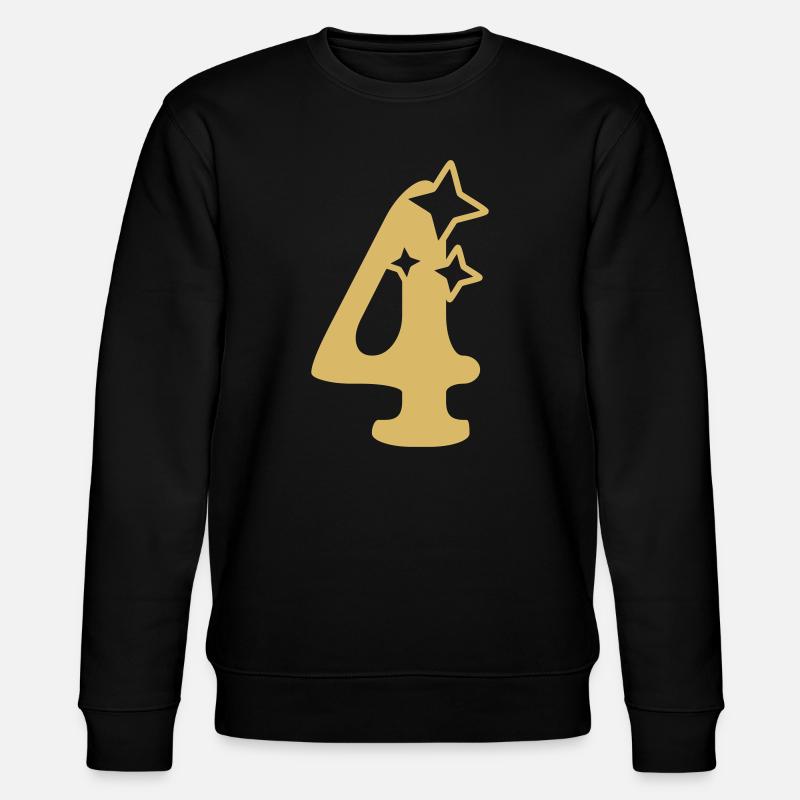 Étoile du 4e anniversaire - Sweat bio CHANGER Stanley/Stella Unisexe - noir