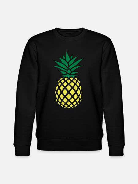 Funky pineapple - Stanley/Stella CHANGER Unisex Organic Sweatshirt - black
