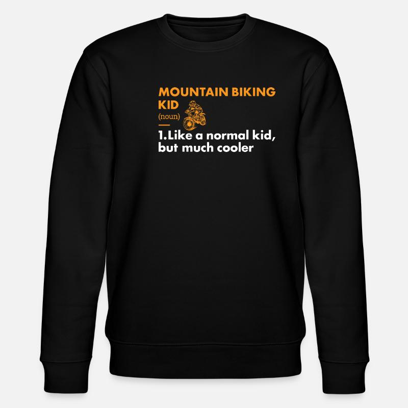 Motard Kid Définition VTT - Sweat bio CHANGER Stanley/Stella Unisexe - noir