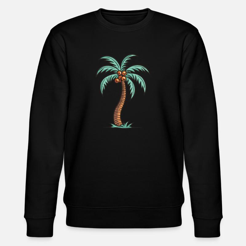 Île Palm - Sweat bio CHANGER Stanley/Stella Unisexe - noir