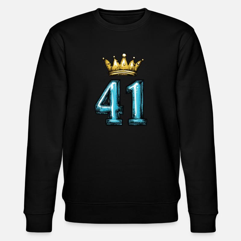 Couronne à 41 chiffres - Sweat bio CHANGER Stanley/Stella Unisexe - noir
